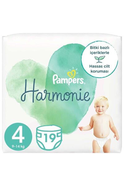 Prima Harmonie Bebek Bezi 4 Beden Maxi 9-14 Kg 19 Adet