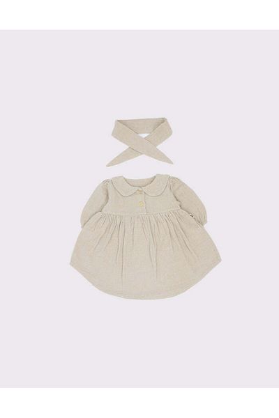 rg kidsstore Muslin Collar Dress and Buckle for Baby