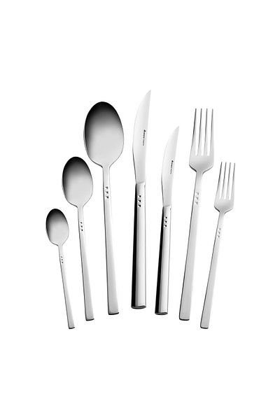 Karaca New All Star 84 Piece Boxed Elegance Fork Spoon Knife Set for 12 Persons