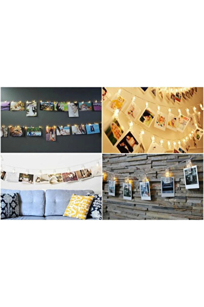 Epilons 10 أوتاد صور بإضاءة LED