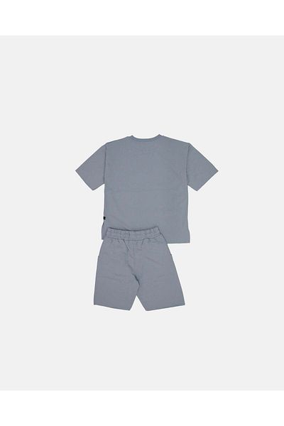 rg kidsstore Комплект от памучна тениска и шорти за момчета