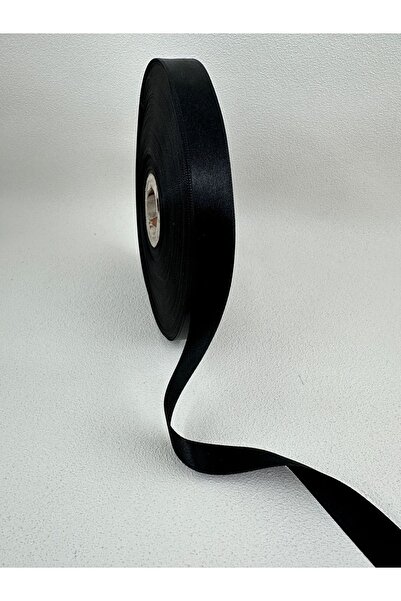 paşateks since 1995 şekil Panglică din satin 2 cm 5 metri-negru