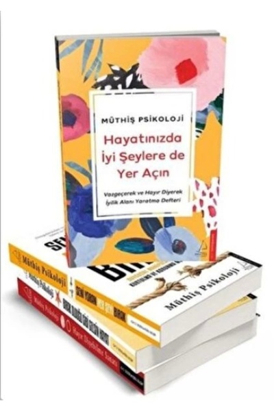Destek Yayınları Müthiş Psikoloji 3 Kitap Set Defter Hediyeli