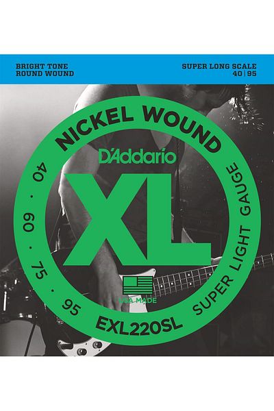 Daddario سلسلة جيتار باس Exl220sl (40-95)