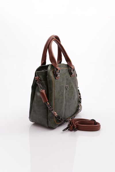 DGN Green Tan with Chain - 7353437   Number Women Bag