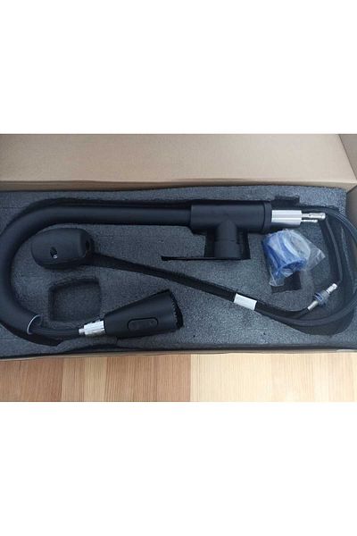 GenelTedarik Black Spiral Sink Faucet Black