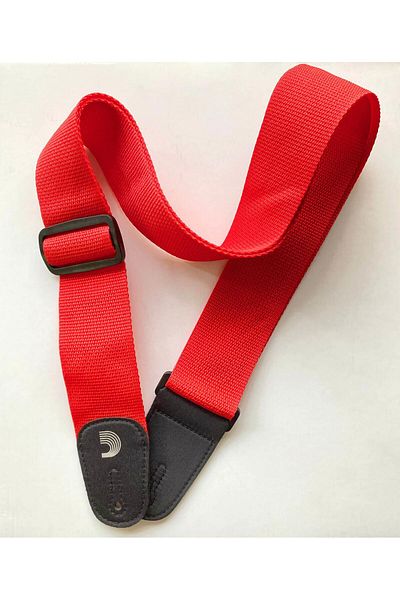Daddario 50Pws01 - Special Red Woven Polypro Guitar Strap
