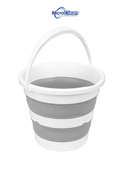 Micro Clean 12,8 Lt Katlanır Silikon Su Kovası Banyo Temizlik Kovası