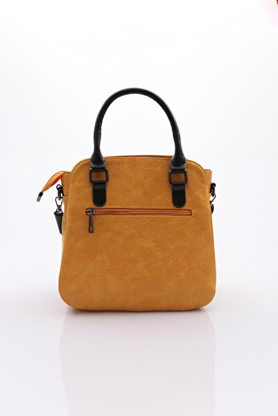 DGN Yellow Black Chain Women's Bag 7353437