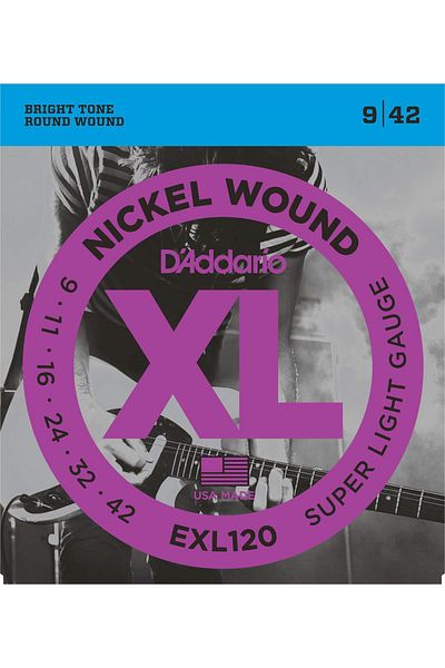 Daddario Exl120 Electric Guitar String (9 -42)