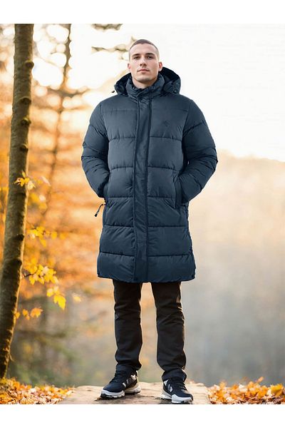 Alessandro Salvarini Herren Winter Parka Gesteppt As425