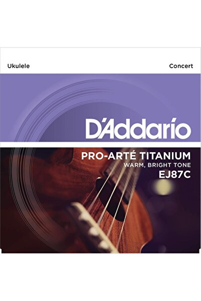 Daddario EJ87C Concert Ukulele Teli (Pro-Arte Titanium)