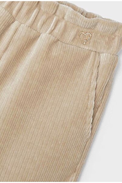 MAYORAL Kız Çocuk Bol Paça Kadife Pantolon