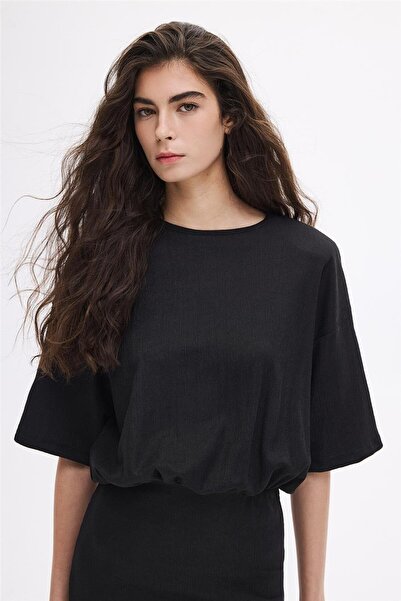 SHERIN Padded Gathered Waist Mini Dress