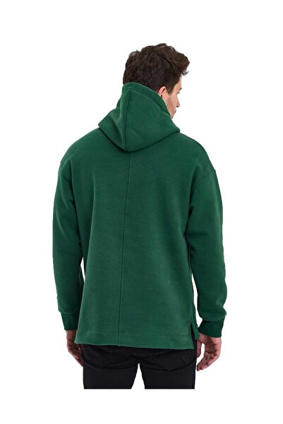 Adams Худі з капюшоном Oversize Kanguru з кишенями Шардоне 3 нитки Чоловічий світшот