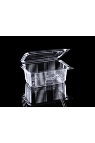 YÜCEAY Plastik Sızdırmaz Kap 750 Gr Cc Kullan At Plastik Kapaklı Kase 50 Adet