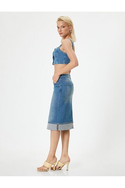 Koton Fusta de dama - 4Sal70043Mdmıd Model