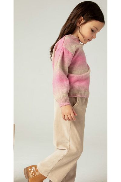 MAYORAL Girl's Wide Leg Velvet Trousers