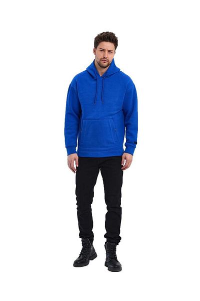 Adams Ανδρικό φούτερ με κουκούλα Oversize Kangaroo Pocket Raster 3 Thread