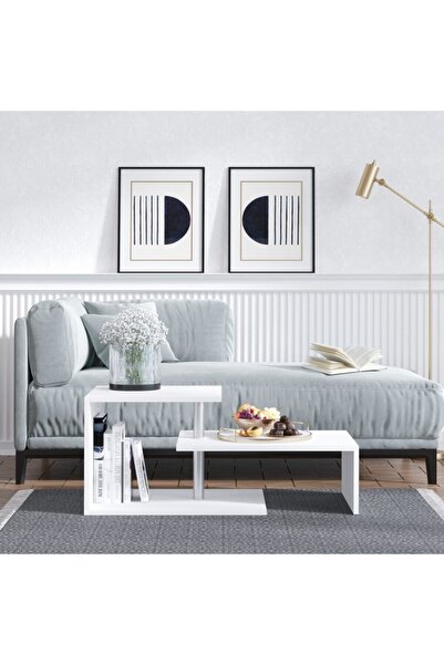 DECORMET Dilek Orta Sehpa Beyaz