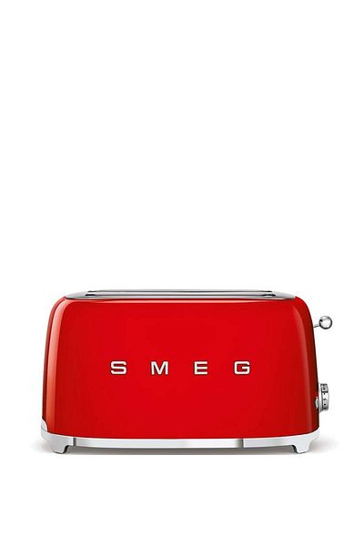 SMEG 50S Retro Red Toaster - 2X2 Tsf02Rdeu