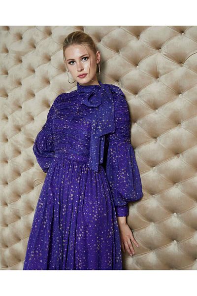 SERPİL Serpil Women's Purple Dress 35206