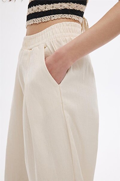 SHERIN Carrot Fit Double Collar Trousers