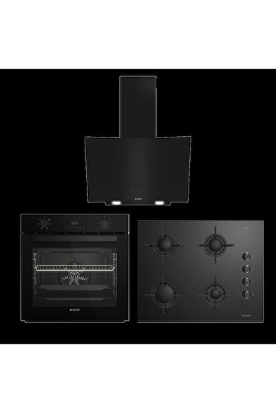 Arçelik Siyah Dijital Ekonomik Ankastre Set