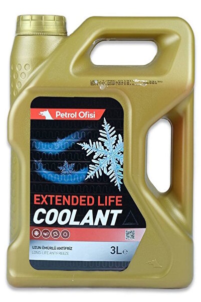 Petrol Ofisi Kırmızı Extended Lıfe Coolant (LONG-LIFE) Antifriz 3 Litre Konsantre