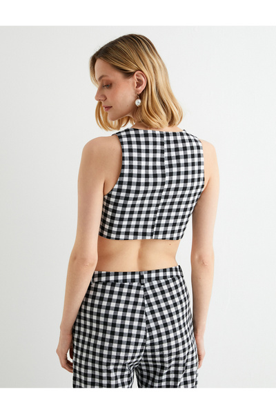 Koton X Tuba Unusal - Front Tie Crop Bustier