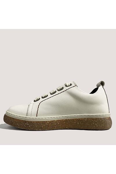 Mammamia Pantofi casual din piele de damă 120 Lx - alb - 39