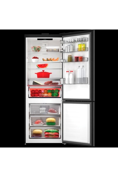 Arçelik 270561 Esc Kombi Tipi Siyah Cam No Frost Buzdolabı