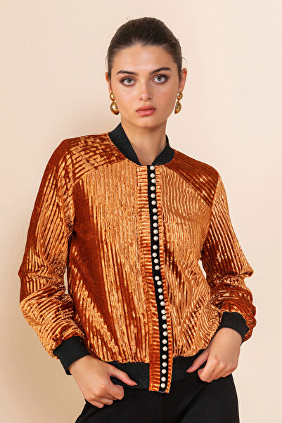 SERPİL Serpil Kadın Turuncu Mont 27104