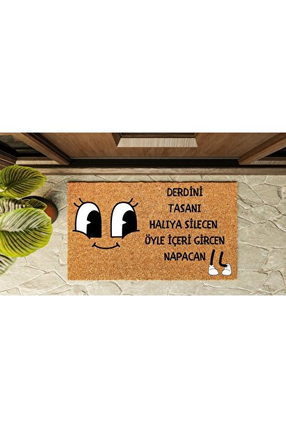 AKSESUAR DEPOSU Özel Tasarım Kapı Önü Paspas Koko Model