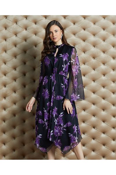 SERPİL Serpil Women's Purple Dress 35288