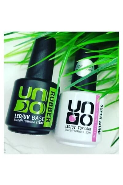 Genel Markalar Uno Top Coat Super Shine - Uno Rubber Base Coat 15ml
