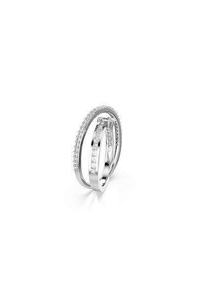 Swarovski 5691228   Swarovski-Ring – Hyperbola-Schnitt, 2 Stunden, Weiß/RHS 50
