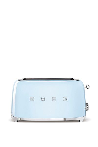 SMEG 50's Style Retro Pastel Blue Toaster 2X2 Tsf02Pbeu