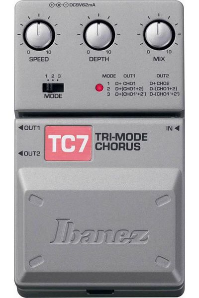 IBANEZ Tri-Mode Chorus Tc7 Chorus Pedal