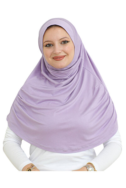 Modish Group Uzun Hazır Giyim Turban Yumuşak Eşarp Islami Giyim Viskon - Lila