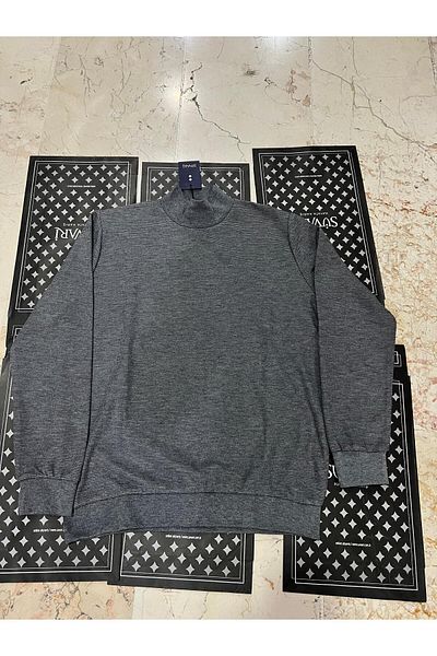 SÜVARİ Armur Patterned Half Fisher Collar Sweater
