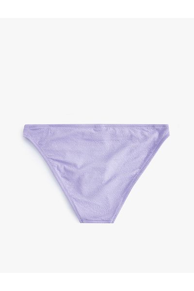 Koton Strukturiertes Bikinihöschen mit normaler Taille