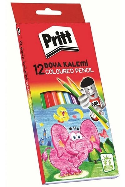 Pritt DRY PAINT 12 COLORS FULL SIZE CARTON BOX