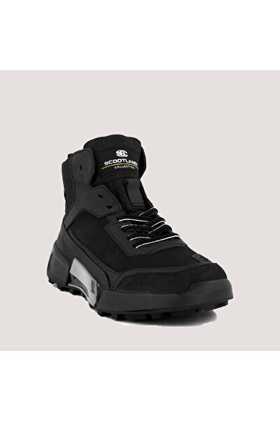 Scootland 18486 Erkek Deri Ithal Yarım Bot 40 Siyah