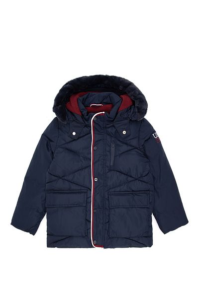 U.S. Polo Assn. Тъмносиньо палто за момче 50291717 -Vr033