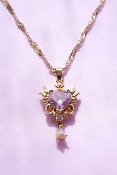 AŞIK ACCESSORIES قلادة من الفولاذ من مجموعة Anime