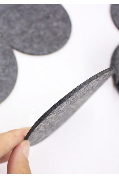 HOMİNG 8cm Cup Pad for 4mm - Homing Felt Cup Cup 6 Pcs
