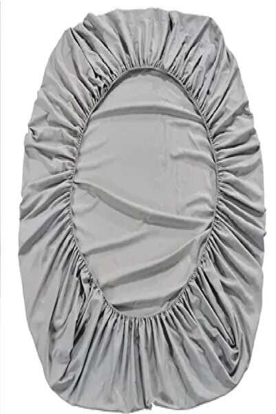 Bebesi Double Towel Sheet Set Color Light Gray 150x200 Cm