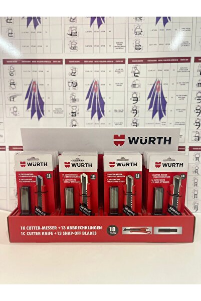 Würth WÜRTH MAKET BIÇAĞI SETİ