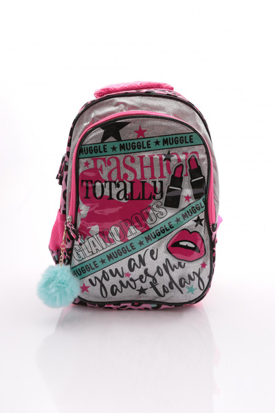 MUGGLE Mu-9074 حقيبة مدرسية أساسية من مجموعة Cat Walk